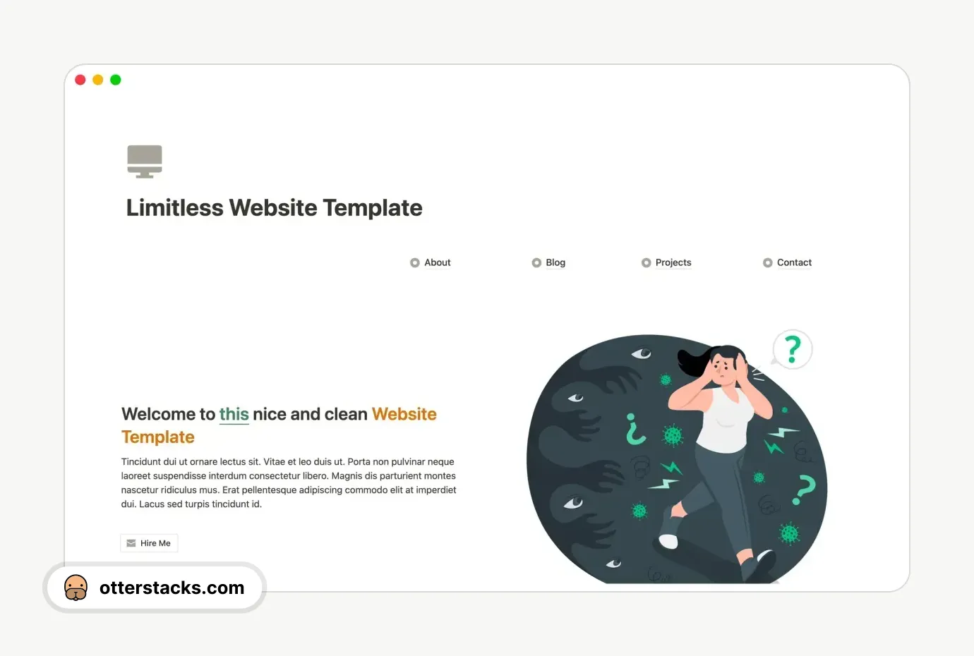 Notion template Limitless Website